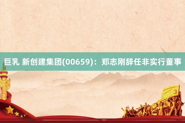巨乳 新创建集团(00659)：郑志刚辞任非实行董事
